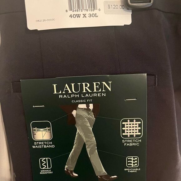 Ralph Lauren Navy Dress Pants - Picture 11 of 12